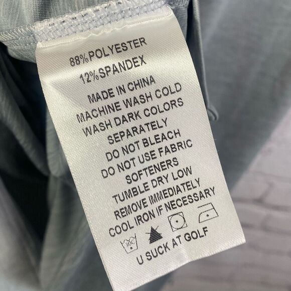 USAG Tour Polo U Suck at Golf Size M NWOT - Picture 9 of 9